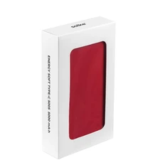 Внешний аккумулятор Energy Soft Type-C, 5000 mAh, красный фото