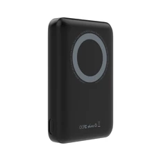 Внешний аккумулятор Forsage, 8000 mAh, покрытие soft touch, черный фото