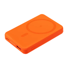 Внешний аккумулятор Largo PD 5000mAh с функцией беспроводной зарядки 15W, оранжевый фото