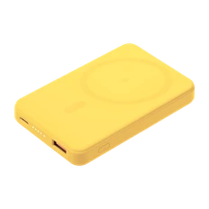 Внешний аккумулятор Largo PD 5000mAh с функцией беспроводной зарядки 15W, желтый фото