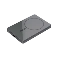 Внешний аккумулятор Onyx PD 5000mAh с функцией беспроводной зарядки 15W, серый фото