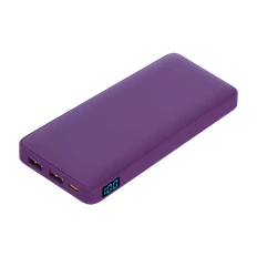 Внешний аккумулятор с подсветкой Ancor PD Plus, 10000 mAh, фиолетовый фото