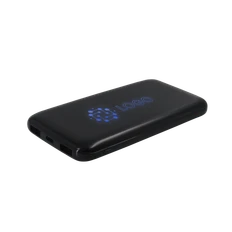 Внешний аккумулятор с подсветкой Bplanner Power 4 ST, 8000 mAh, черный / синий фото