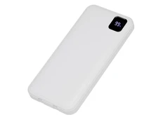 Внешний аккумулятор со встроенными кабелями Evolt «Фрэйм», 10000 mAh, белый фото