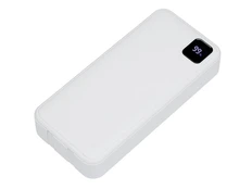 Внешний аккумулятор со встроенными кабелями Evolt «Фрэйм Про», 20000 mAh, белый фото