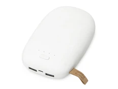 Внешний аккумулятор в форме камня Stone, 10400 mAh, белый фото