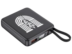 Внешний акуумулятор с подсветкой лого Nex, 5000 mAh, черный фото