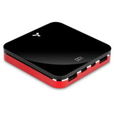 Внешний аккумулятор Accesstyle Carmine 8MP, 8000 mAh, черный/красный фото