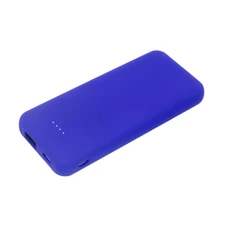 Внешний аккумулятор Arrida 5000 mAh, soft touch, синий фото