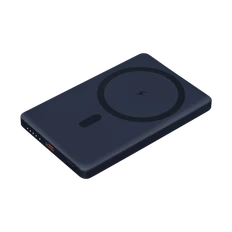 Внешний аккумулятор Atlantis PD 5000mAh с функцией беспроводной зарядки 15W, синий фото