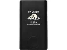 Внешний аккумулятор беспроводной 2 в 1 Qjet AtomIQ, 10000 mAh, черный фото