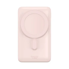 Внешний аккумулятор беспроводной магнитный Baseus Magnetic Bracket, 10000 mAh, розовый фото