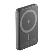 Внешний аккумулятор беспроводной магнитный Olmio QM-06, 5000 mAh, черный фото