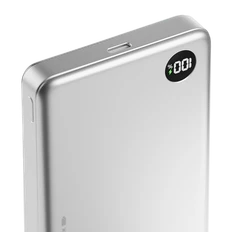 Внешний аккумулятор беспроводной магнитный Olmio QM-16, 10000 mAh, серебристый фото