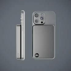 Внешний аккумулятор беспроводной магнитный Olmio QM-16, 10000 mAh, темно-серый фото