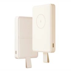 Внешний аккумулятор беспроводной магнитный Xiaomi Magnetic Power Bank, 6000 mAh, белый фото