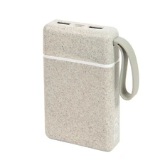 Внешний аккумулятор Bizzon Wheat Power 10000 mAh, бежевый фото