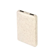 Внешний аккумулятор Bizzon Wheat Power 5000 mAh, бежевый фото