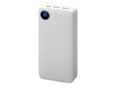 Внешний аккумулятор c быстрой зарядкой Evolt Mild Pro на 20 000 mAh, soft-touch, белый фото
