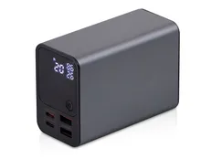 Внешний аккумулятор для ноутбуков Qjet EpIQ, 100 Вт, 30000 mAh, серый фото