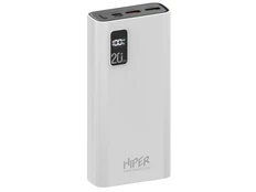 Внешний аккумулятор Hiper Fast, 20000 mAh, белый фото