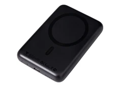 Внешний аккумулятор магнитный беспроводной Evolt Polarix, QC/PD, 10000 mAh, черный фото