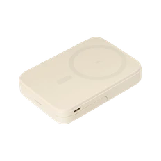 Внешний аккумулятор магнитный Union PD, 10000 mAh, бежевый фото