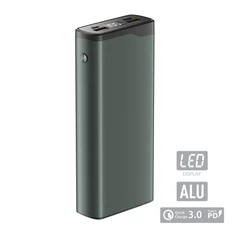Внешний аккумулятор Olmio QL-20, 20000 mAh, зеленый фото