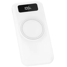 Внешний аккумулятор с беспроводной зарядкой Authority, 10000 mAh, белый фото