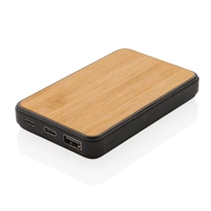Внешний аккумулятор из переработанного пластика XD Collection, 5000 mAh, коричневый фото