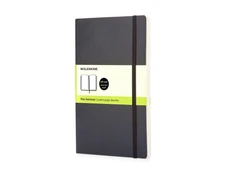Записная книжка нелинованная на резинке Moleskine Classic Soft А6, черная фото