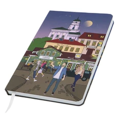 Записная книжка в клетку Dziuna Зыбицкая А5, разноцветная фото