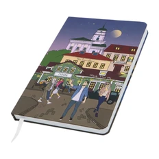 Записная книжка в клетку Dziuna Зыбицкая А6, разноцветная фото