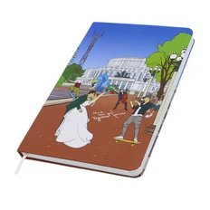 Записная книжка в линейку Dziuna Театр А6, разноцветная фото