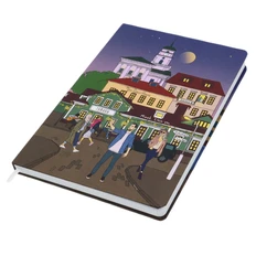 Записная книжка в линейку Dziuna Зыбицкая А5, многоцветная фото