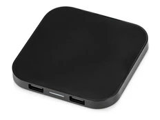 Зарядка беспроводная Tile с 2 USB-A, 5 Вт, черная фото