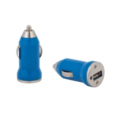 Зарядное устройство автомобильное Всегда на связи, синее фото