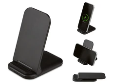 Зарядное устройство беспроводное Evolt Foldy, 15 Вт, черное фото