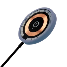 Зарядное устройство беспроводное магнитное Aphia 15W To Go, черное / серое фото