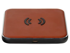 Зарядное устройство беспроводное Rombica NEO Energy, коричневое / черное фото