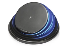 Зарядное устройство беспроводное с ночником Evolt Hybrid, черное фото