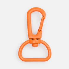 Застежка-карабин Snap Hook, M, оранжевый неон фото