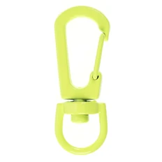 Застежка-карабин Snap Hook, S, желтый неон фото
