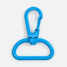 Застежка-карабин Snap Hook, L, голубая фото
