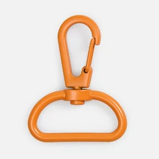 Застежка-карабин Snap Hook, L, оранжевая фото