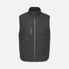 Жилет софтшелл унисекс Sol's Falcon BW, 270 г/м2, черный фото