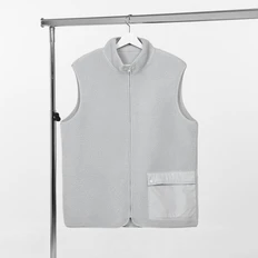 Жилет унисекс Oblako, светло-серый фото