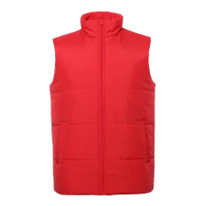 Жилет утепленный унисекс Stan 90, 130 г/м2, красный фото