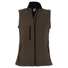 Жилет женский softshell RALLYE WOMEN, шоколадно-коричневый фото