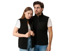 Жилет флисовый Trondheim, черный фото